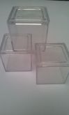 25 caixinhas de acrílico 4x4 cm